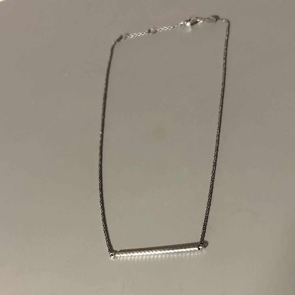 Dyadema 925 Sterling Italy Bar Necklace 29$
